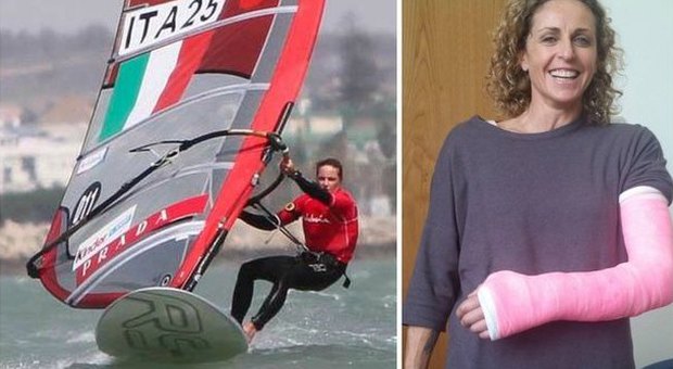 Alessandra Sensini, braccio rotto in snowboard: "Pensavo di essere sul surf..."