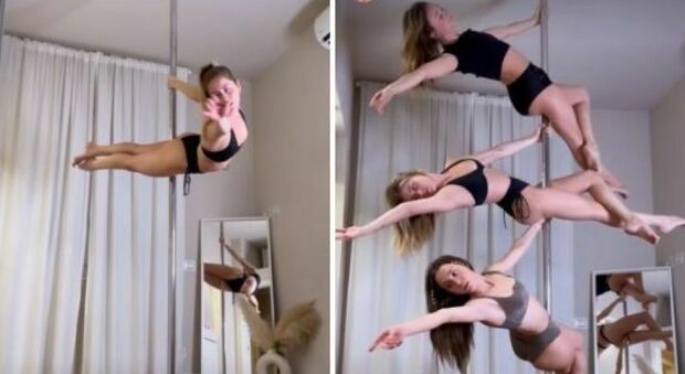 Valentina Ferragni super sexy a lezione di pole dance: le coreografie sono incredibili