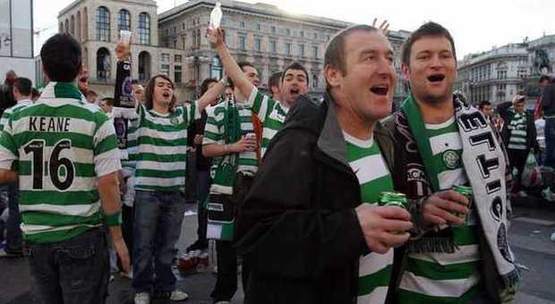 Allarme ultrà anche a Milano: in arrivo 3.500 tifosi del Celtic Glasgow, ma nessun divieto di vendita di alcolici
