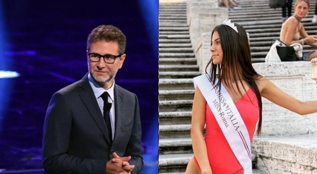Miss Italia 2020, Martina Sambucini, ospite da Fabio Fazio. Special guest George Clooney, Claudio Baglioni e Robbie Williams