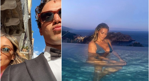 Diletta Leotta, il primo selfie col fidanzato Giacomo Cavalli è uno scatto "rubato" FOTO