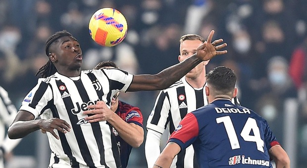 Juventus-Cagliari 2-0: Kean apre, Bernardeschi chiude. Allegri vede il quarto posto, Mazzarri adesso rischia