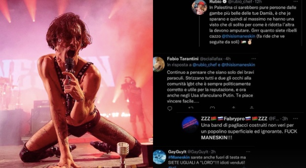 Maneskin, Damiano risponde agli insulti social dopo il “fuck Putin": «Benvenuti in Italia»