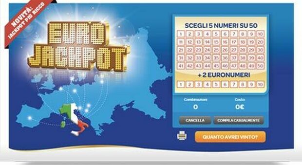 Eurojackpot, l'estrazione di oggi venerdì 10 settembre 2021: i numeri vincenti