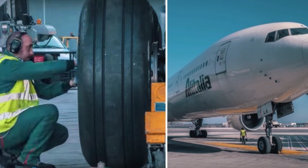 Il pit stop del Boeing 777 dell'Alitalia, il video tutto da vedere