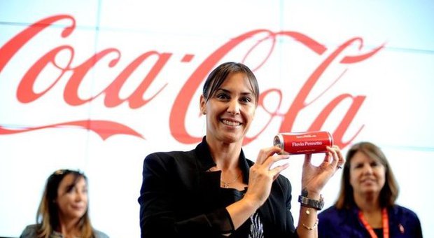 La regina del tennis Flavia Pennetta ospite del Padiglione Coca Cola ad Expo -Guarda