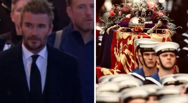 David Beckham ai funerali della Regina: il suo toccante post di addio (dopo le 12 ore di attesa)