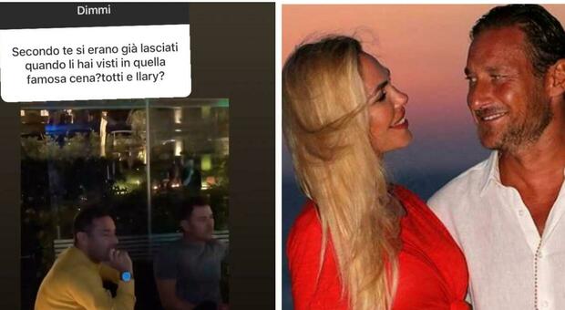 «Totti e Ilary in crisi già a ottobre»: spunta il video della serata (e c'era anche Noemi Bocchi)
