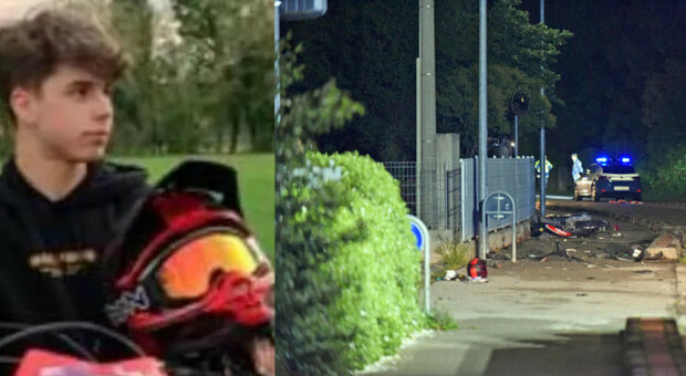 Davide, morto a 17 anni in scooter: investito e ucciso da un poliziotto ubriaco. «Impatto terribile»