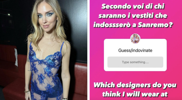 Chiara Ferragni e l'indovinello social: quale sarà il suo outfit a Sanremo 2023?