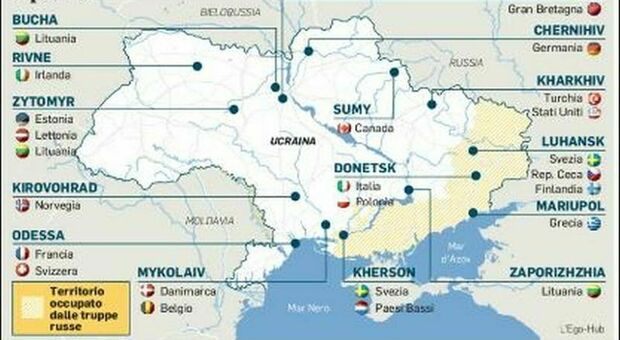 Ucraina, l'Occidente si divide le zone da ricostruire. Italia beffata: si aggiudica un'area occupata