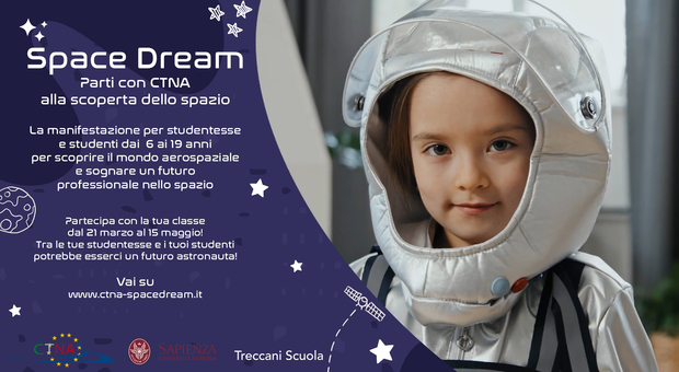 Space Dream, da grande voglio fare l’astronauta: la scuola incontra lo spazio Il concorso