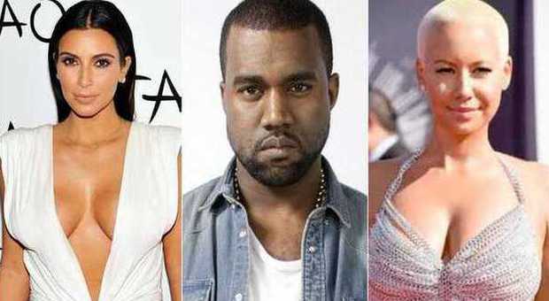 Kanye West insulta la ex Amber Rose: "Trenta docce prima di stare con Kim Kardashian"