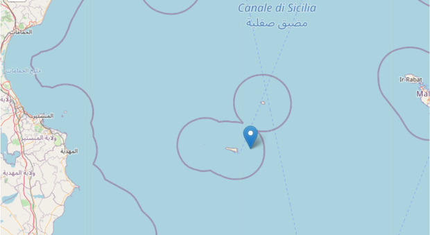 Terremoto a Lampedusa e Linosa: scossa magnitudo 3.6, sisma anche alle isole Eolie