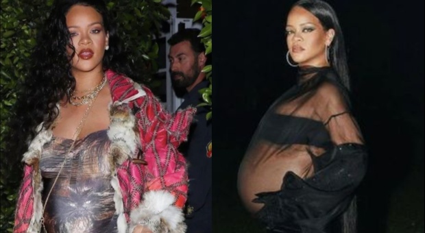Rihanna ha stravolto il look premaman: pancione in mostra con abiti Dior, Chanel e Gucci
