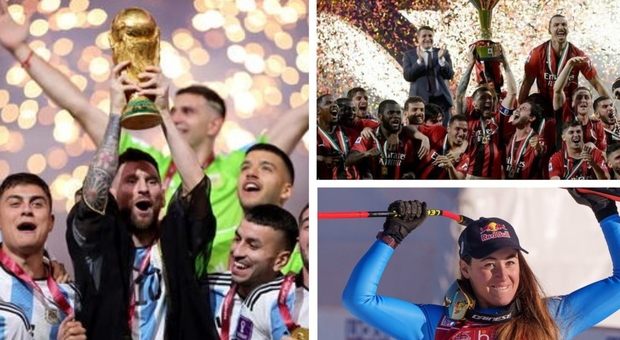 Da Messi a Goggia, dall’Italvolley al Milan: ecco i campioni del 2022