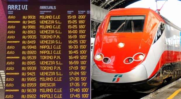 Treni, caos sull'alta velocità Firenze-Roma: circolazione in ripresa, ma ritardi fino a 150'