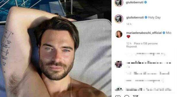 Maria Elena Boschi e il post sexy di Giulio Berruti, la ex ministra "gelosa": «È mio»