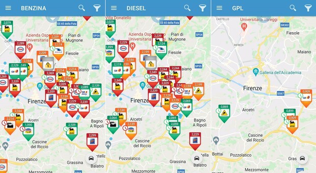 Firenze: benzina, diesel, Gpl. I distributori più economici del capoluogo toscano