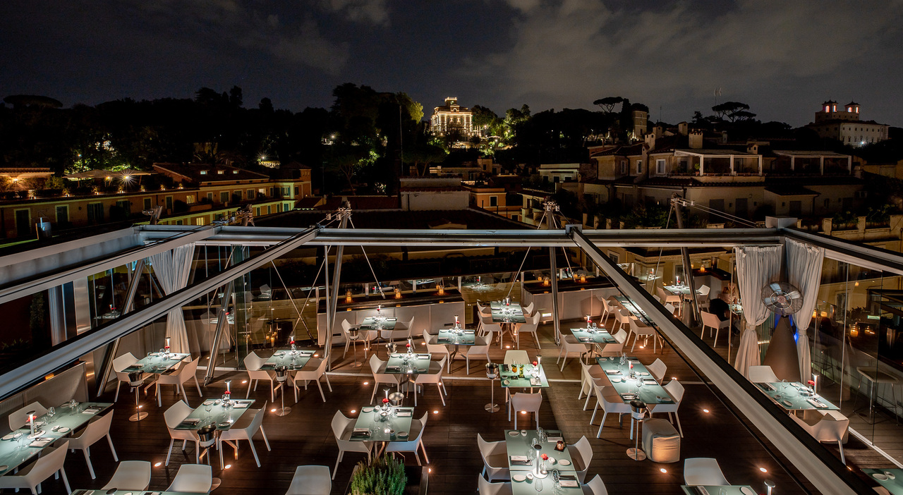 Hi-Res a Roma, panorama con cucina a effetto wow