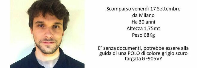 Giacomo scompare a Milano dopo il furto di pc e documenti: frenetiche ricerche e appelli social