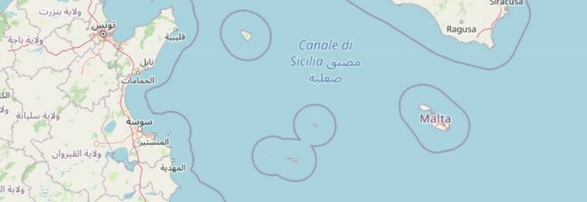 Terremoto al largo di Lampedusa, forte scossa di magnitudo 3.8