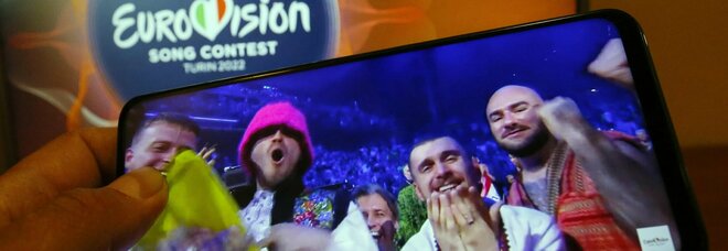 Eurovision, boom di ascolti per la finale: quasi 42% di share e 6,6 milioni, due in più dell'anno scorso con i Maneskin