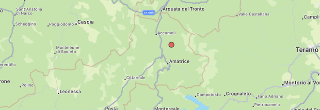 Terremoto, scossa di magnitudo 3.4 nella zona di Amatrice avvertita anche all'Aquila