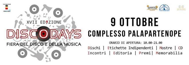 Da Napoli a Sanremo, DiscoDays si sdoppia: appuntamento domenica 9 ottobre