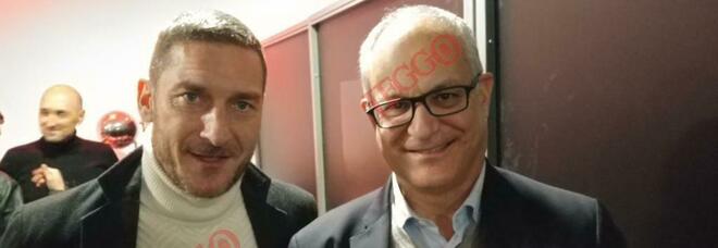 Roma, il sindaco Gualtieri allo stadio incontra Totti e Friedkin