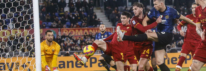 Roma-Inter 0-3, le pagelle: Zaniolo, tanto fumo ma niente arrosto. Mancini sovrastato da Correa, Dzeko super
