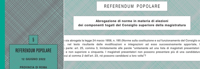 Referendum giustizia, cosa prevede il quinto quesito (scheda verde) sull'elezione dei membri togati del Csm
