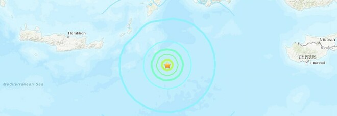 Terremoto in Grecia, scossa di magnitudo 6.0 al largo dell'isola di Karpathos
