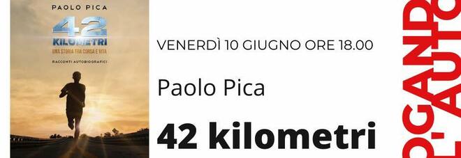 42 kilometri, Paolo Pica presenta il racconto autobiografico alla libreria Le Torri