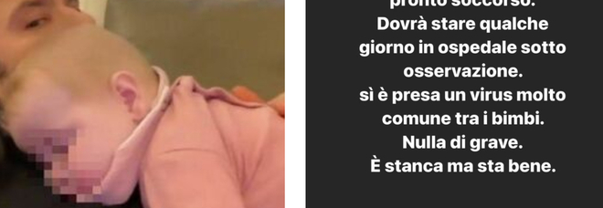Chiara Ferragni, la figlia Vittoria di nuovo in ospedale. Fedez: «Ha un virus, è stanca ma sta bene»