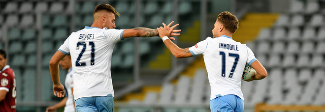 Lazio ancora in rimonta: Immobile e Parolo replicano a Belotti e battono il Toro 2-1. Inzaghi a -4