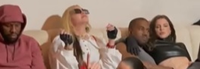 Madonna, Kanye West e Julia Fox ascoltano insieme Drake: il video sui social infiamma il web
