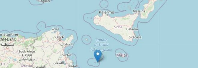 Terremoto in Sicilia, scossa di magnitudo 3.6 tra Lampedusa e Linosa