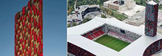 Roma-Feyenoord, lo stadio di Tirana progettato dall'italiano Marco Casamonti