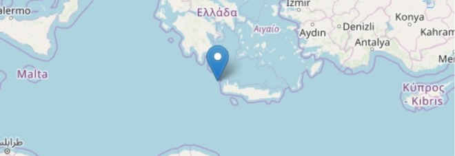 Terremoto in Grecia: forte scossa di magnitudo 6.0 a largo di Creta avvertita anche in Puglia