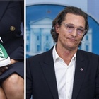 Matthew McConaughey, il discorso contro le armi e quelle scarpe verdi che fanno riflettere