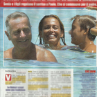 Paolo Bonolis e Sonia Bruganelli con i figli Davide e Adele a Formentera (Nuovo)
