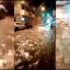 A Mazara «strade come fiumi» VIDEO