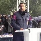 Salvini alla festa della Polizia di Stato: «Ritenetemi uno di voi!»