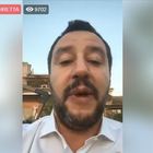 Salvini in diretta Facebook: «Basta insulti e minacce» Live