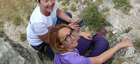 L'arrampicata di quattro malate di cancro in Abruzzo