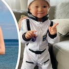 Chiara Ferragni, Leone star sul web con il vestito della Nasa: «Our little astronaut»