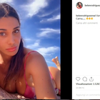 Belen Rodriguez, sexy vacanze in Argentina (Instagram)