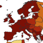 Italia in rosso scuro nella mappa Ecdc