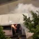 Roma-Feyenord, scontri a Tirana: la polizia spara per disperdere i teppisti